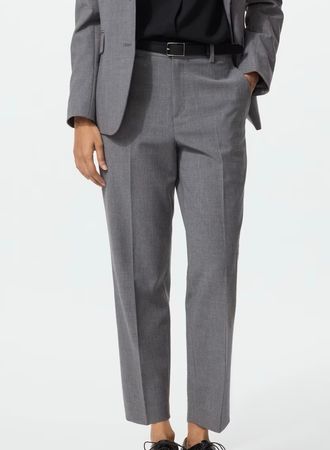 Uniqlo SMART 7/8 Hose Grau, Gr. XXL