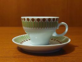 Tasse à mocca vintage des années 60/70 avec soucoupe Kahla