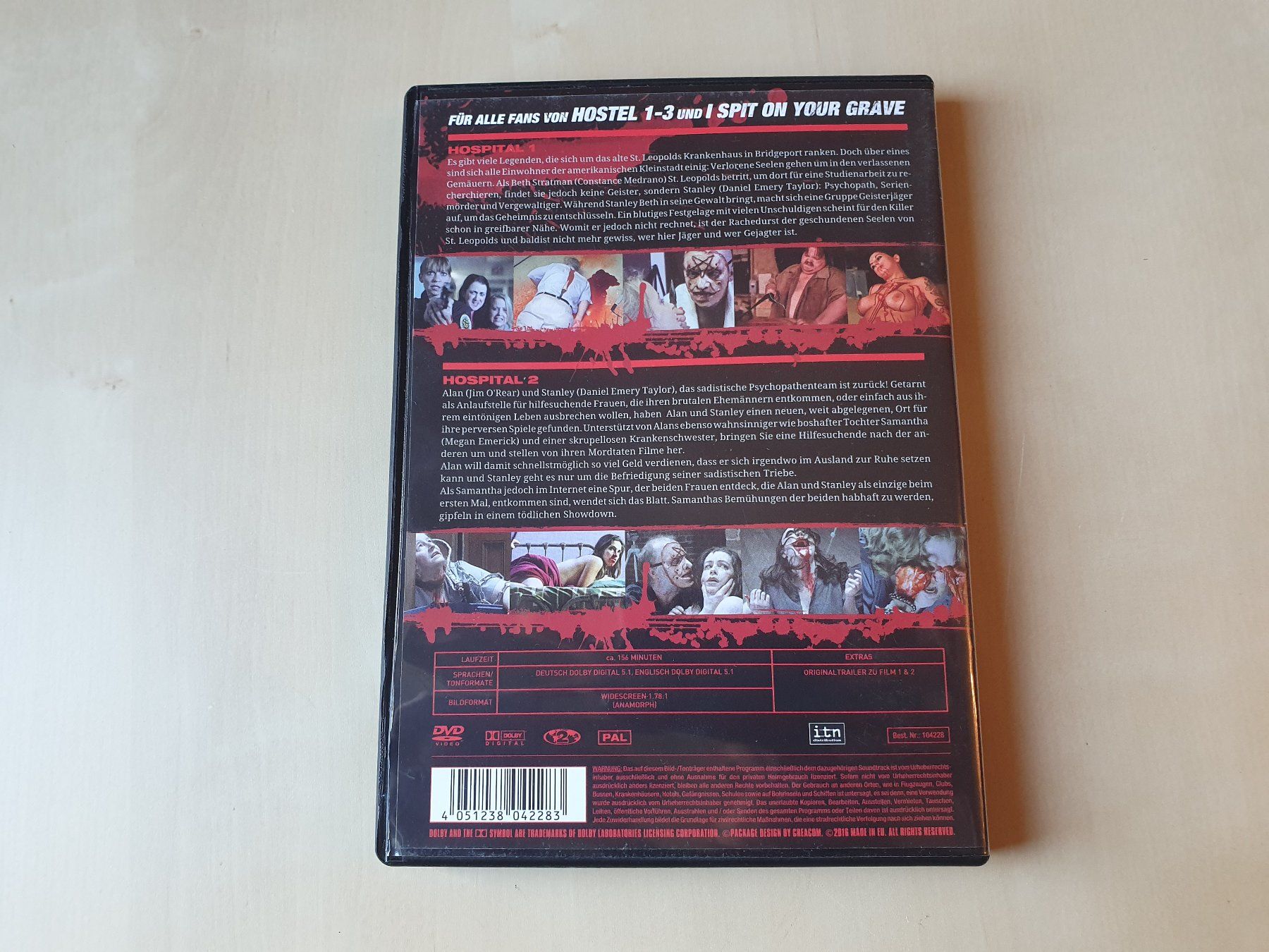 Tutti i DVDs: The Hospital 1 & 2 – Usato da Stansstad venduto da collectorsshop 1