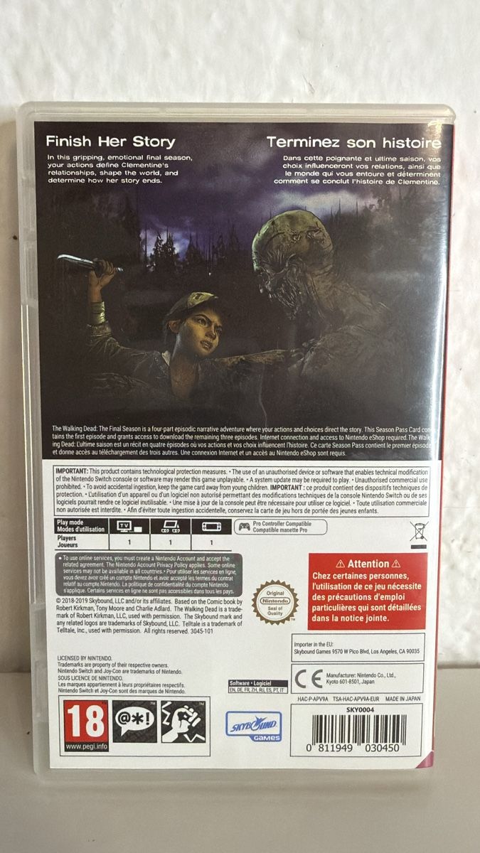 Nintendo Spiele: The Walking Dead: The Final Season - Nintendo Switch Game – Gebraucht aus Ehrendingen von bubulence 1