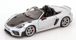 PORSCHE 718 SPIDER RS WEISSACH 2023 SILBER 1:18 NOREV