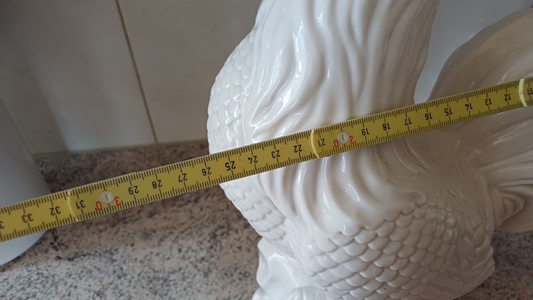 Figuren: Grosser  schwerer Porzelan Hahn. – Gebraucht aus Flawil von Naphtali 7