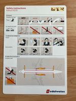 Edelweiss A320 Safety Card