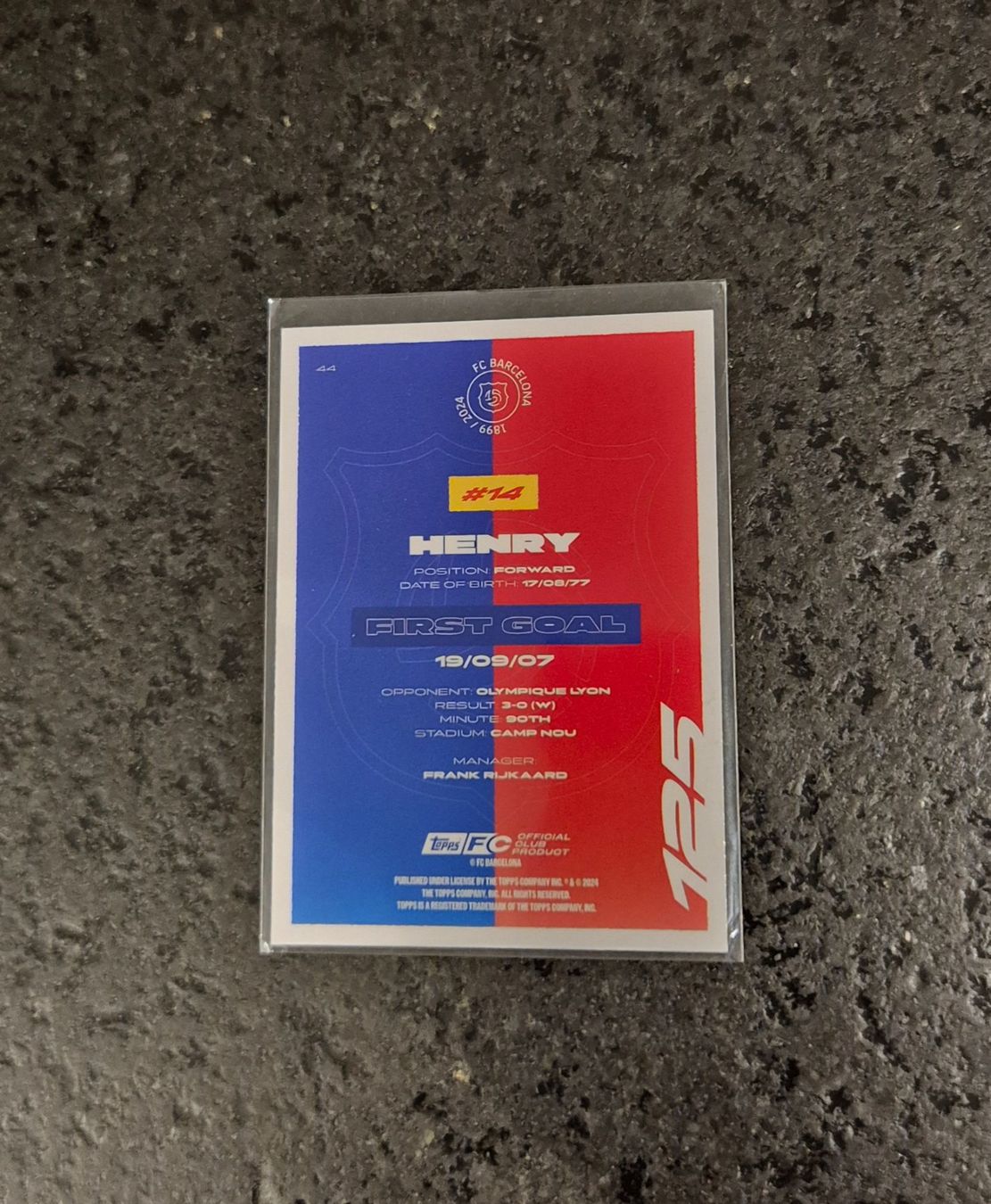 Topps Carte collezionabili: Thierry Henry - Barcelona - Topps – Nuovo (secondo la descrizione) da Burg AG venduto da Danoe 1