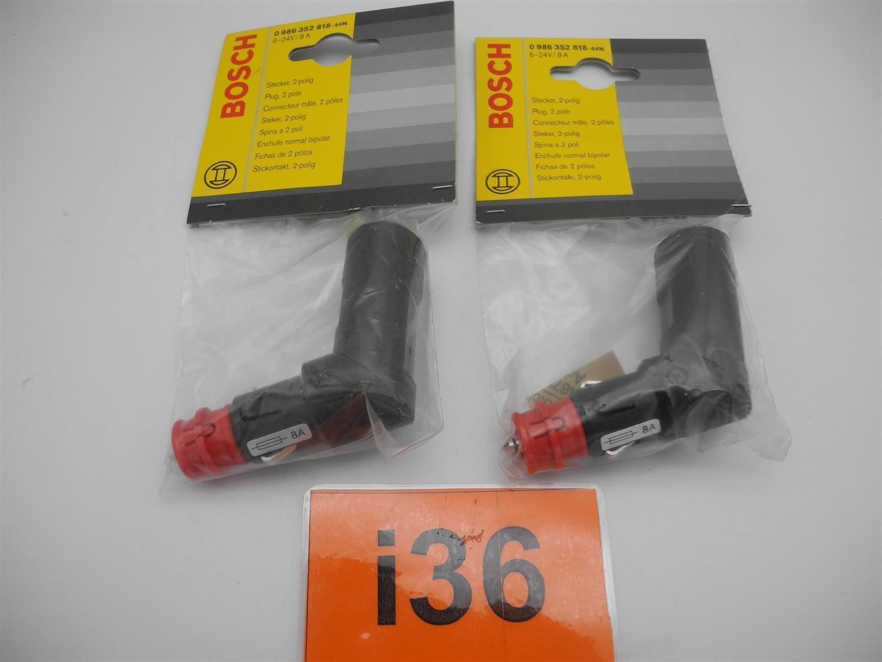 Bosch Alle Ersatzteile: 2 Bosch Stecker 2-polig, Nr. i36 – Neu und originalverpackt aus Kottwil von Crazyrolf