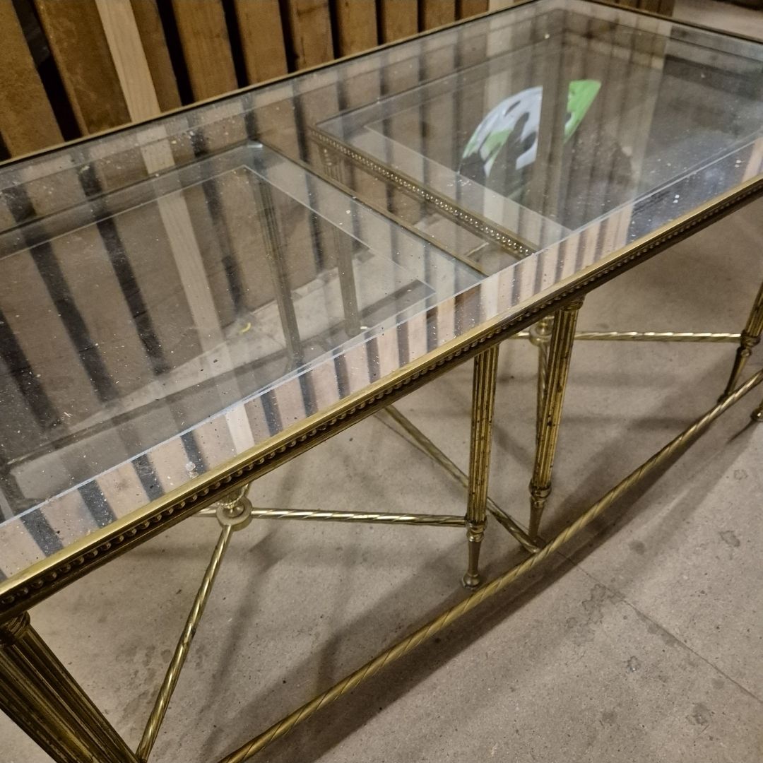 Tables: table basse verre et métal  – D'occasion à Genthod par Lenas9 2