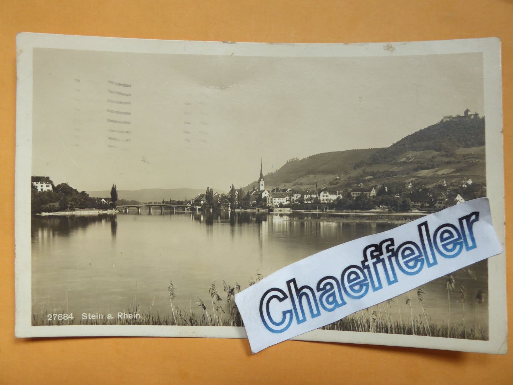 Cartoline postali: 27884 Stein am Rhein  1932 – Usato da Zürich venduto da Chaeffeler