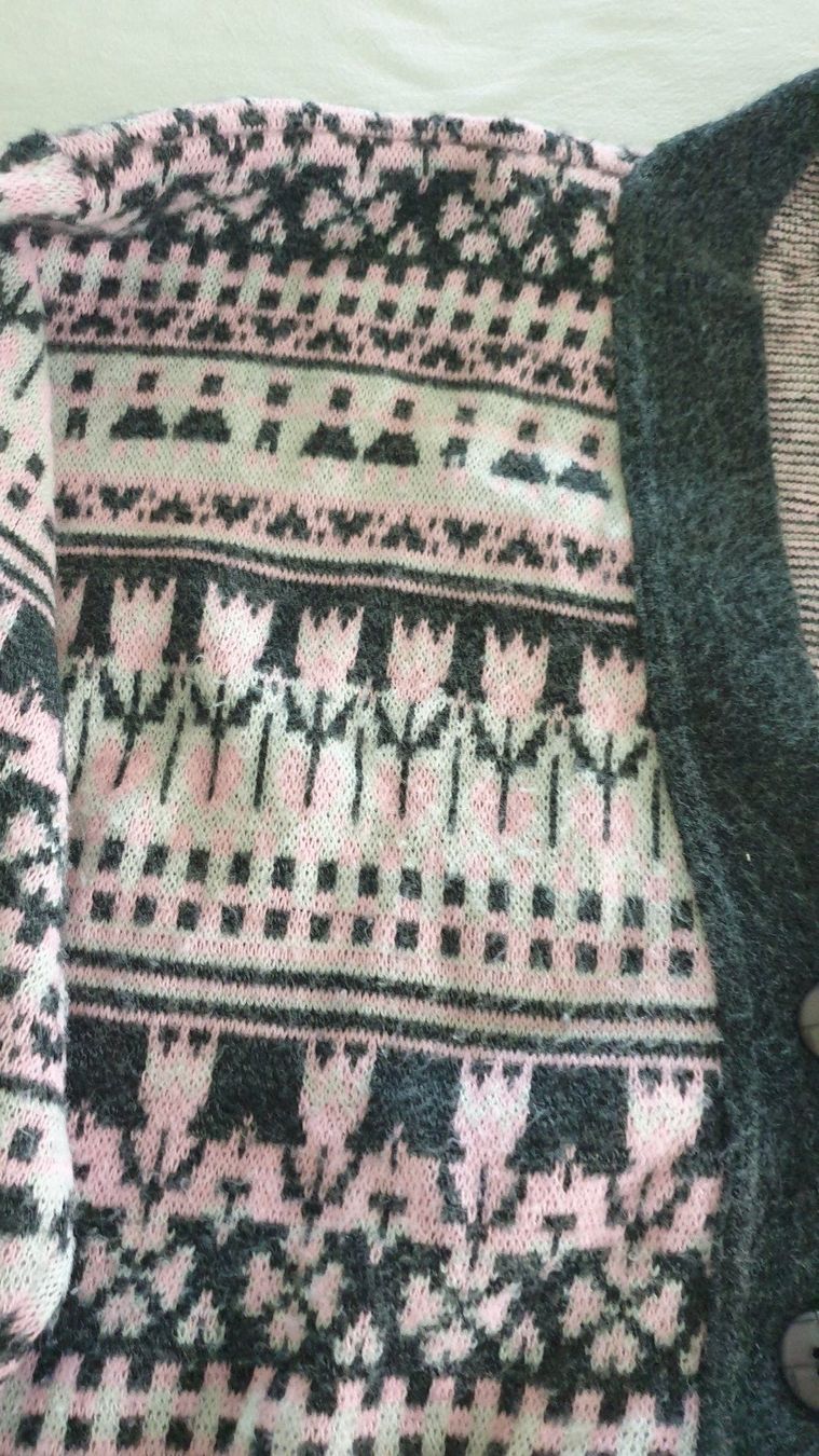 Giacche: Kuschelige Strickjacke, Grösse L, Vintage Look – Nuovo (secondo la descrizione) da Biel/Bienne venduto da Bormida70 3