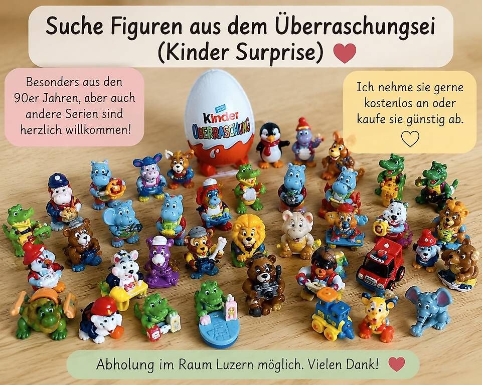 Giocattoli: Alte Überraschungsei Figuren gesucht – Usato da Eschenbach LU venduto da tan_qd5w