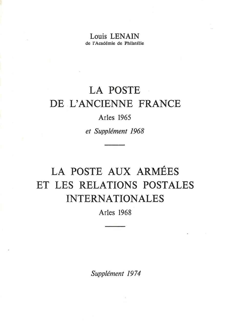 Libri: La Poste de l'Ancienne France – Usato da Villars-Burquin venduto da Rodjeurs 3