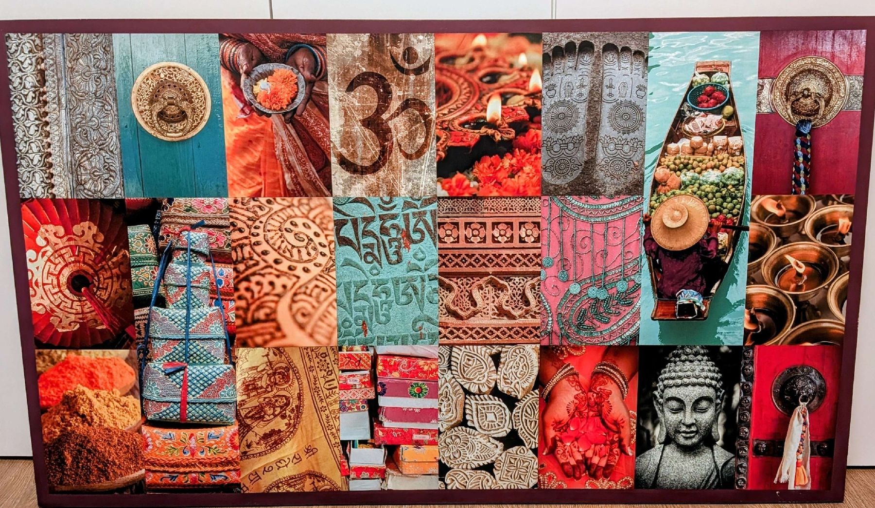 Dipinti: Vibrant Asian Collage Wall Art - Unique Home Decor – Usato da Maur venduto da geo_tw5t