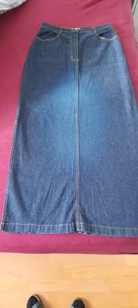 Jeansrock , lang, mit Schlitz, Best Connections Von HEINE
