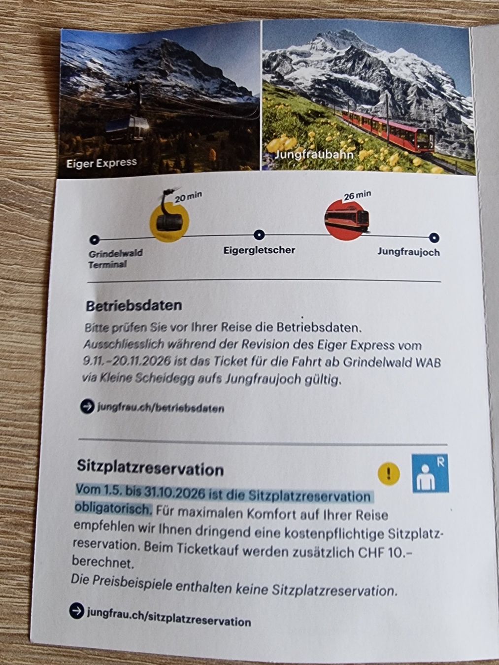 Gutscheine: Rabattgutschein Jungfraujoch – Neu (gemäss Beschreibung) aus Buchen von Jonny58 1