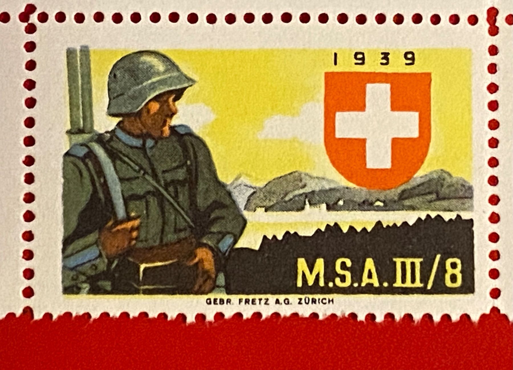 Tutti i francobolli: Vignettes  militaire - Suisse – Nuovo (secondo la descrizione) da Petit-Lancy venduto da Solcarm 1