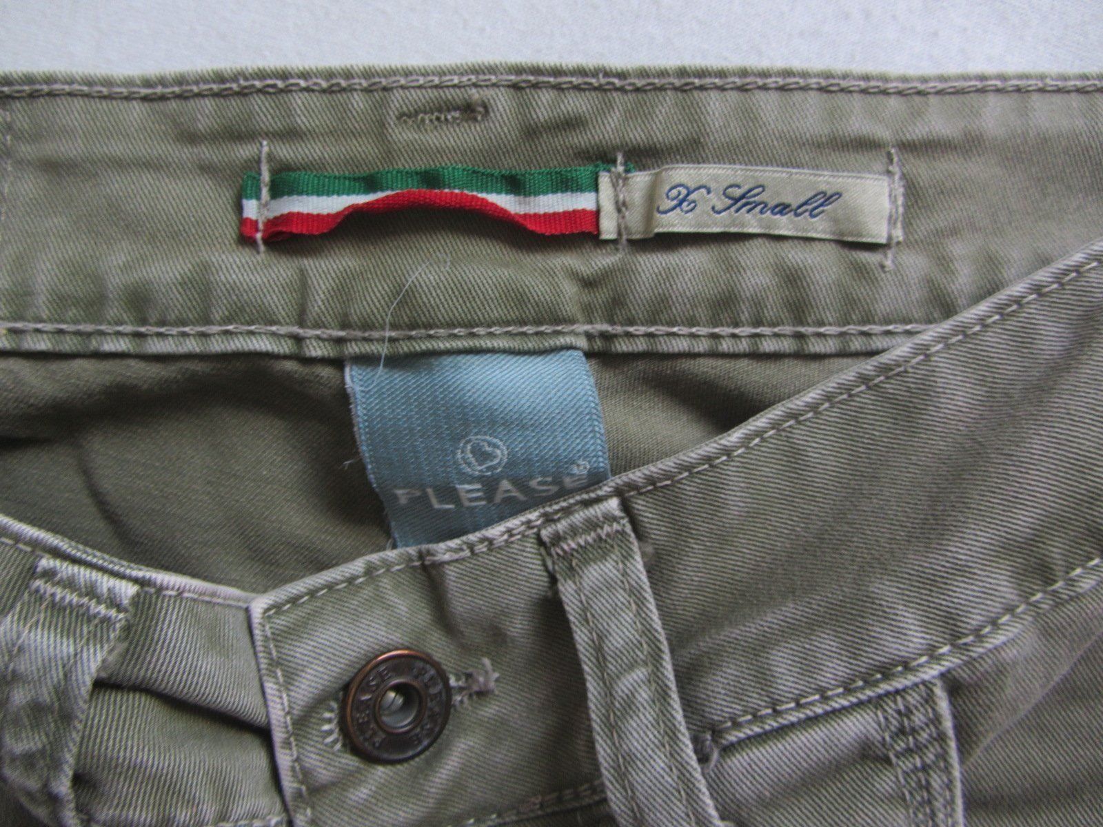 Please Jeans Jeans: PLEASE - Jeans olivgrün XS – Usato da Zürich venduto da Diazaio 3