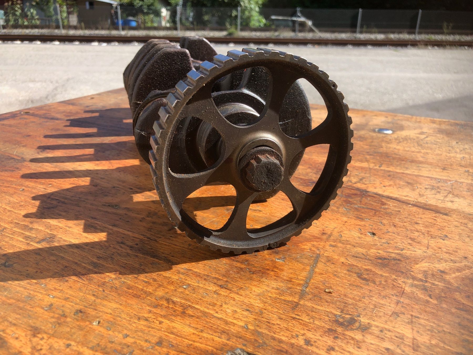 Alle Dekorationen: Kurbelwelle, sehr schön, als Deko oder Upcycling – Gebraucht aus Laufenburg von industrial-silence 1