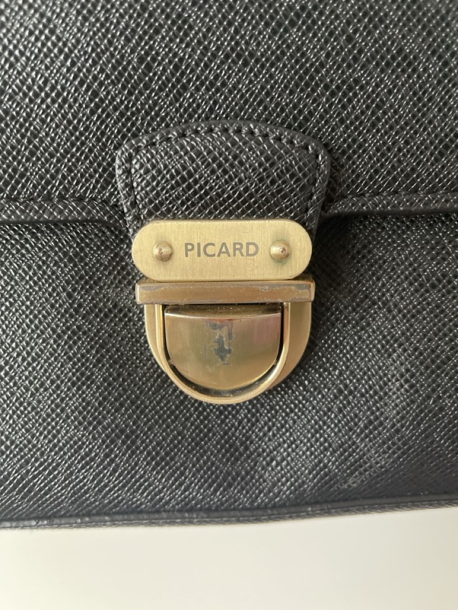 Picard Taschen für Damen: Picard Handtasche Unhängetasche schwarz – Gebraucht aus Täuffelen von Nice800 1