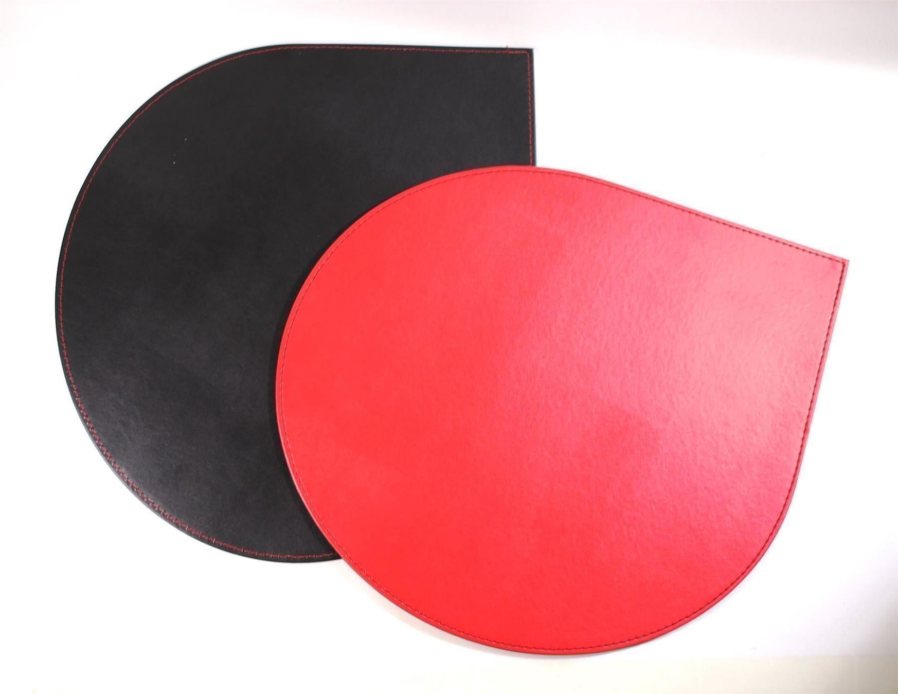 Altra biancheria da tavola: 4 FREEFORM Tischset Tropfenform rot/schwarz – Nuovo e nell'imballaggio originale da Kägiswil venduto da nick333 1