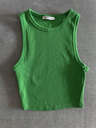 Zara Crop-Top / Tanktop Gr. S