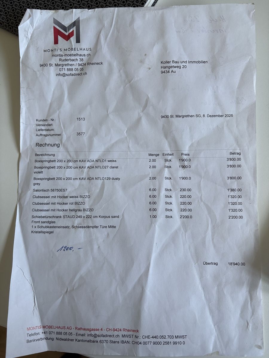 Letti: Boxspringbett 200x200 praktisch neu  – Usato da St. Margrethen SG venduto da KOF_Rueckbautechnik 2