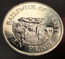 JERSEY 10 PENCE 1988 UNZ. *RAR*