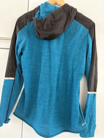 New Balance Laufjacke / Windstopper Hoodie, Merino, W's M