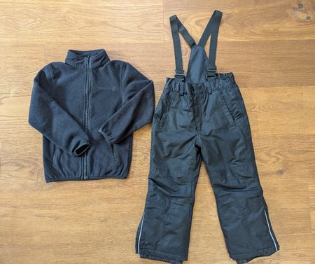 Skikose und Fleecejacke im Set