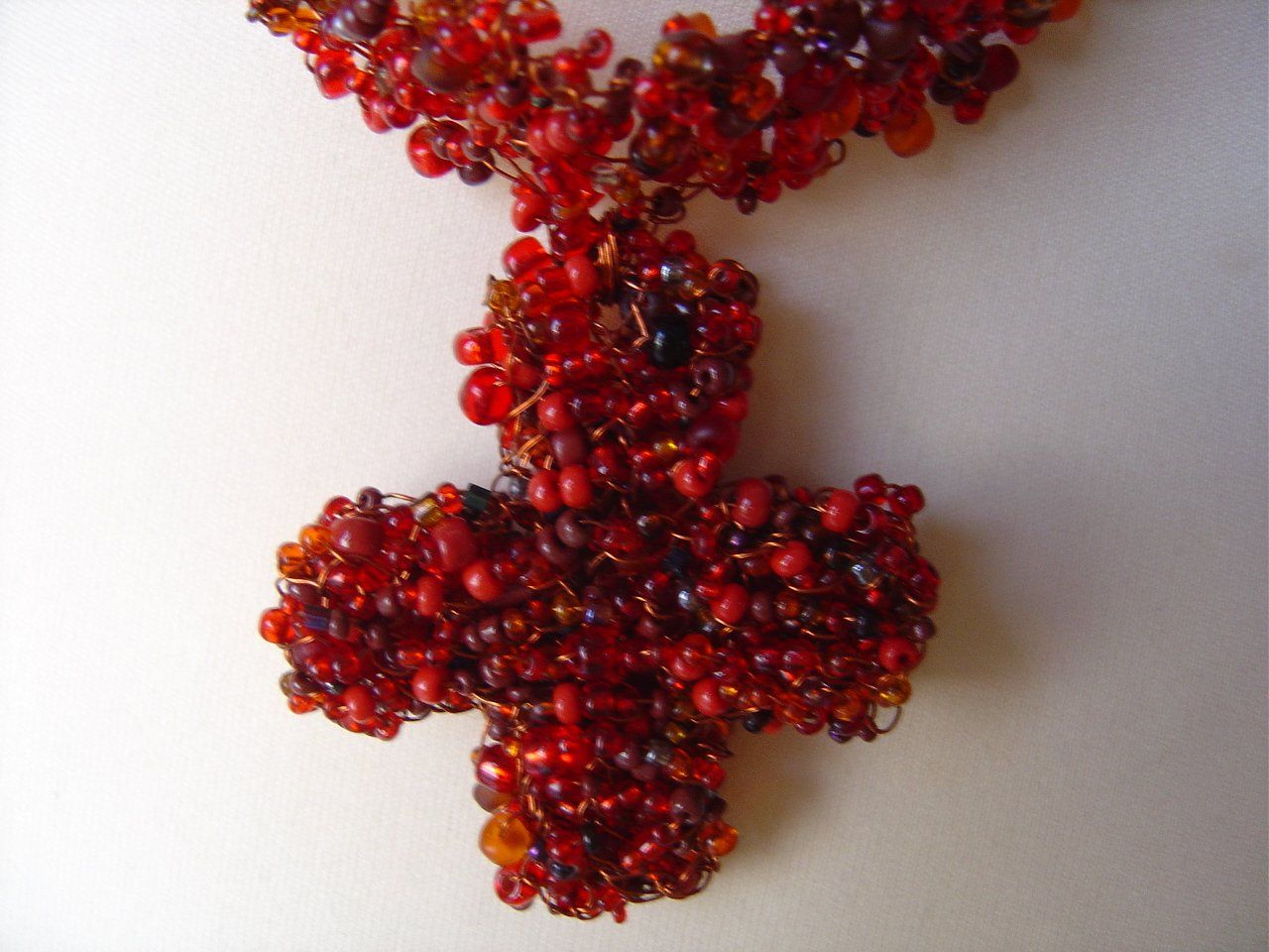 Catenine: Wunderschöner Schmuck - Beadwork "Herz" – Nuovo (secondo la descrizione) da Füllinsdorf venduto da Bantrybay 1