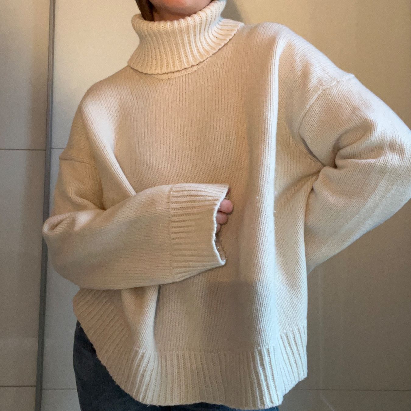 Samsøe Samsøe Maglioni & Felpe: Samsoe Samsoe Rollkragenpullover – Usato da Spiez venduto da sophiiiiemariie4