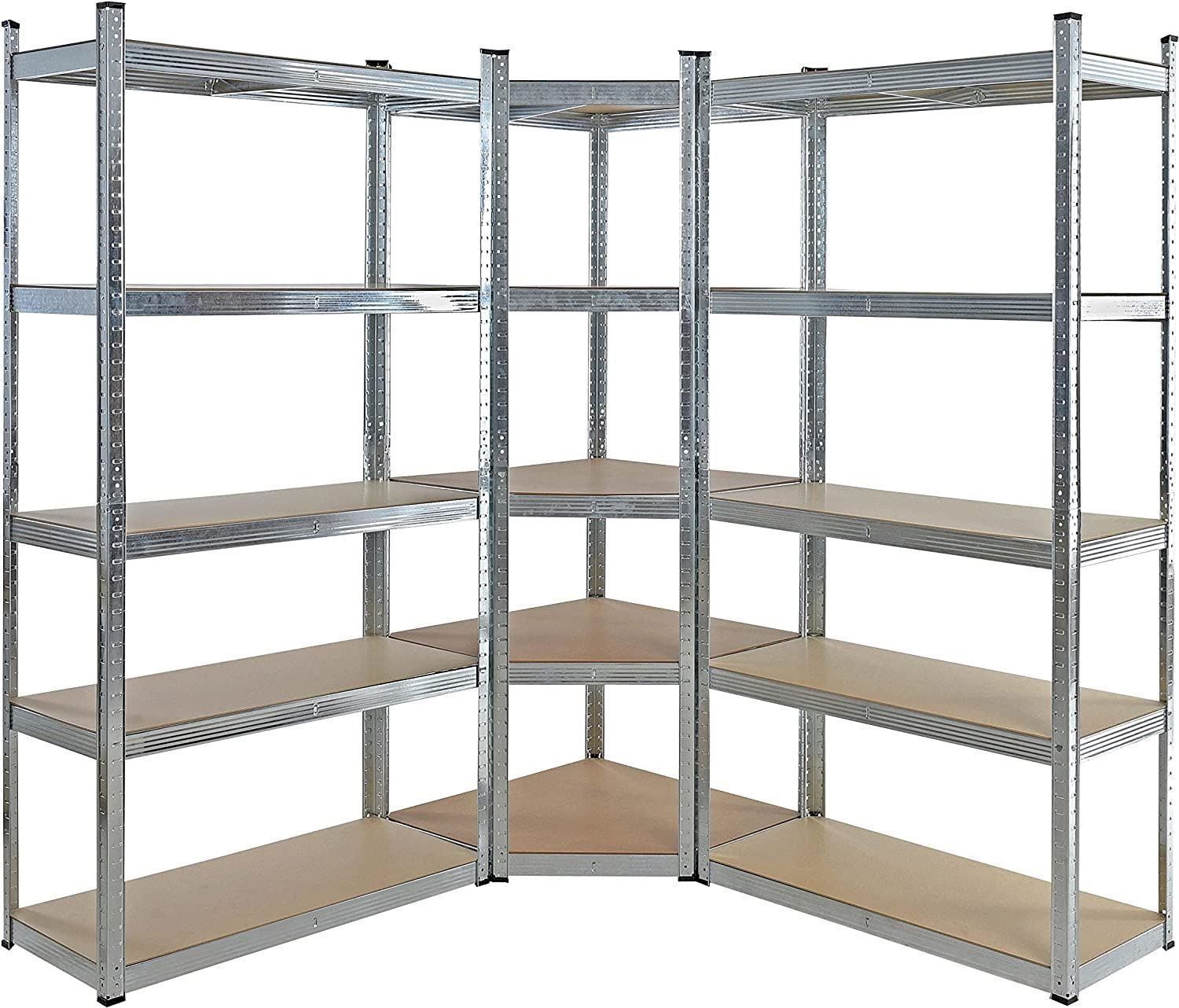 Altro per stoccaggio & trasporto: ESTEXO Metall Steckregal Set 180cm – Nuovo e nell'imballaggio originale da Bottighofen venduto da zaap