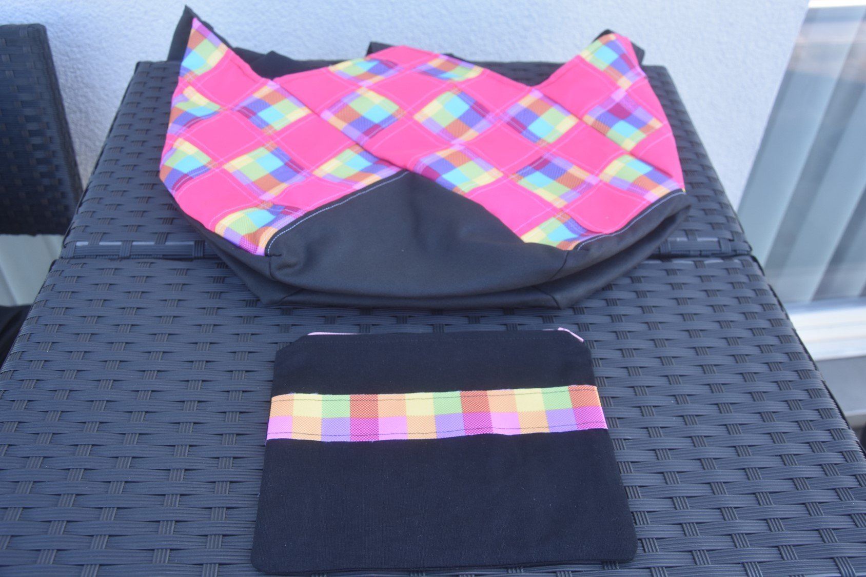 Borse: Shopper- oder Bade-Tasche mit Wasserabw. Stoff + Täschchen – Nuovo (secondo la descrizione) da St. Gallen venduto da Elmarotto 3