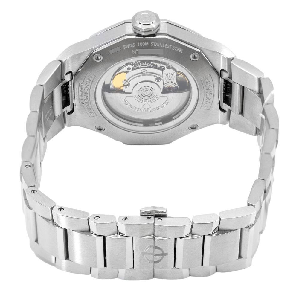 Baume & Mercier Orologi: Baume & Mercier Men's 10621 Riviera Auto – Nuovo e nell'imballaggio originale da Schindellegi venduto da harveystore 3