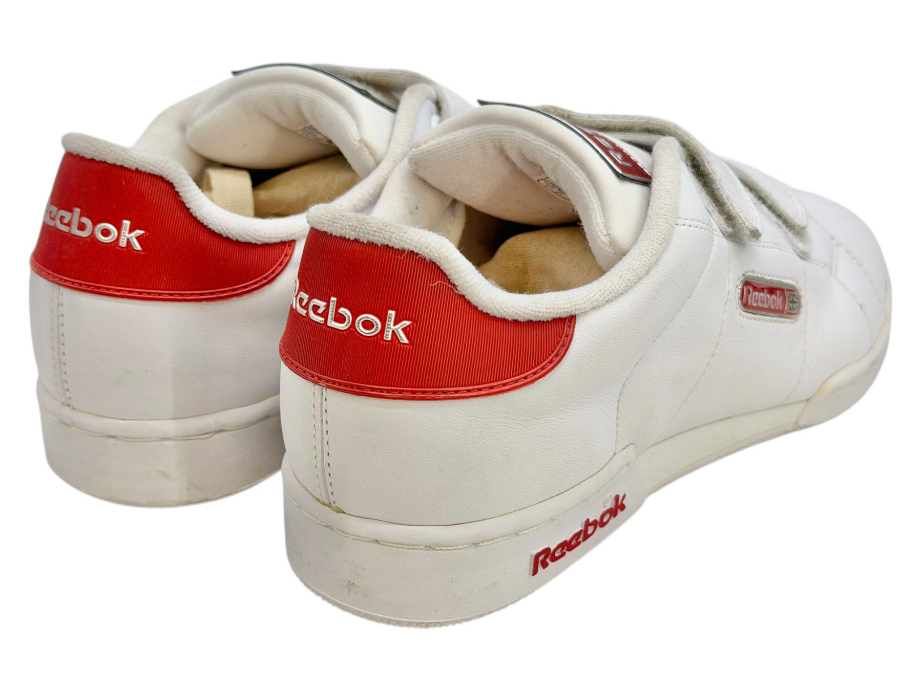 Reebok Herrenschuhe: Reebok - Baskets blanches en cuir - Pointure 38 – Gebraucht aus Morges von Novantica 8
