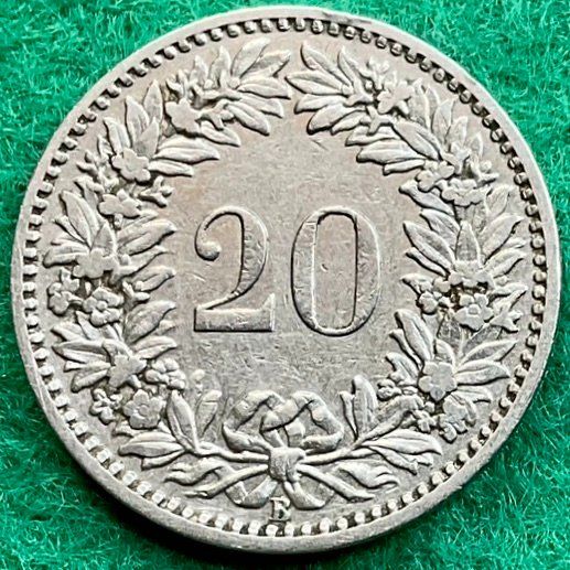 Tutti le monete: Pièce de 20 ct suisse 1903 – Usato da Plan-les-Ouates venduto da gab_cgf6 1
