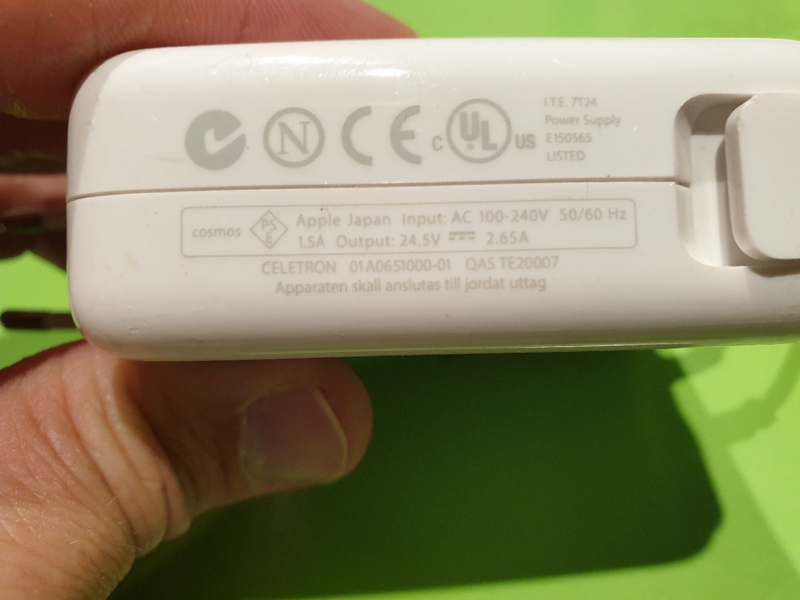 Apple Caricabatterie: Apple 65W Netzteil A1021 (23) – Usato da Ittigen venduto da Ziok187 2