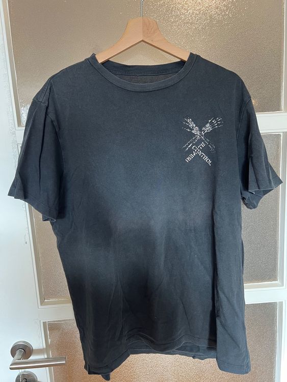 Noir - Allsaints Redact - T-shirt à Manches Courtes Et Col Ras Du Cou