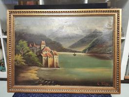 HUILE SUR PANNEAU SIGNÉE