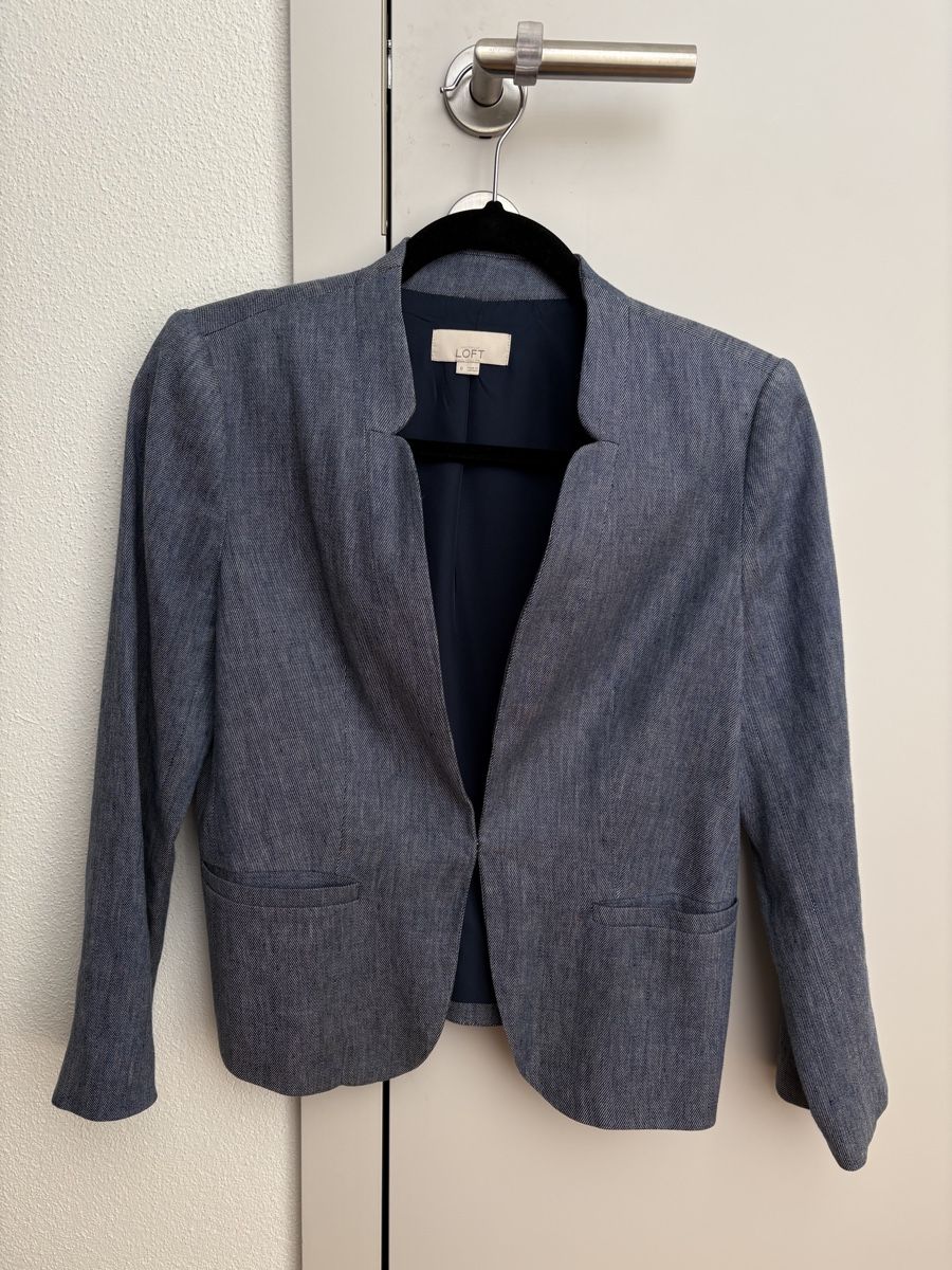 Jacken: LOFT Damen Blazer Gr. 0 – Blau – Gebraucht aus Bern von May199 1