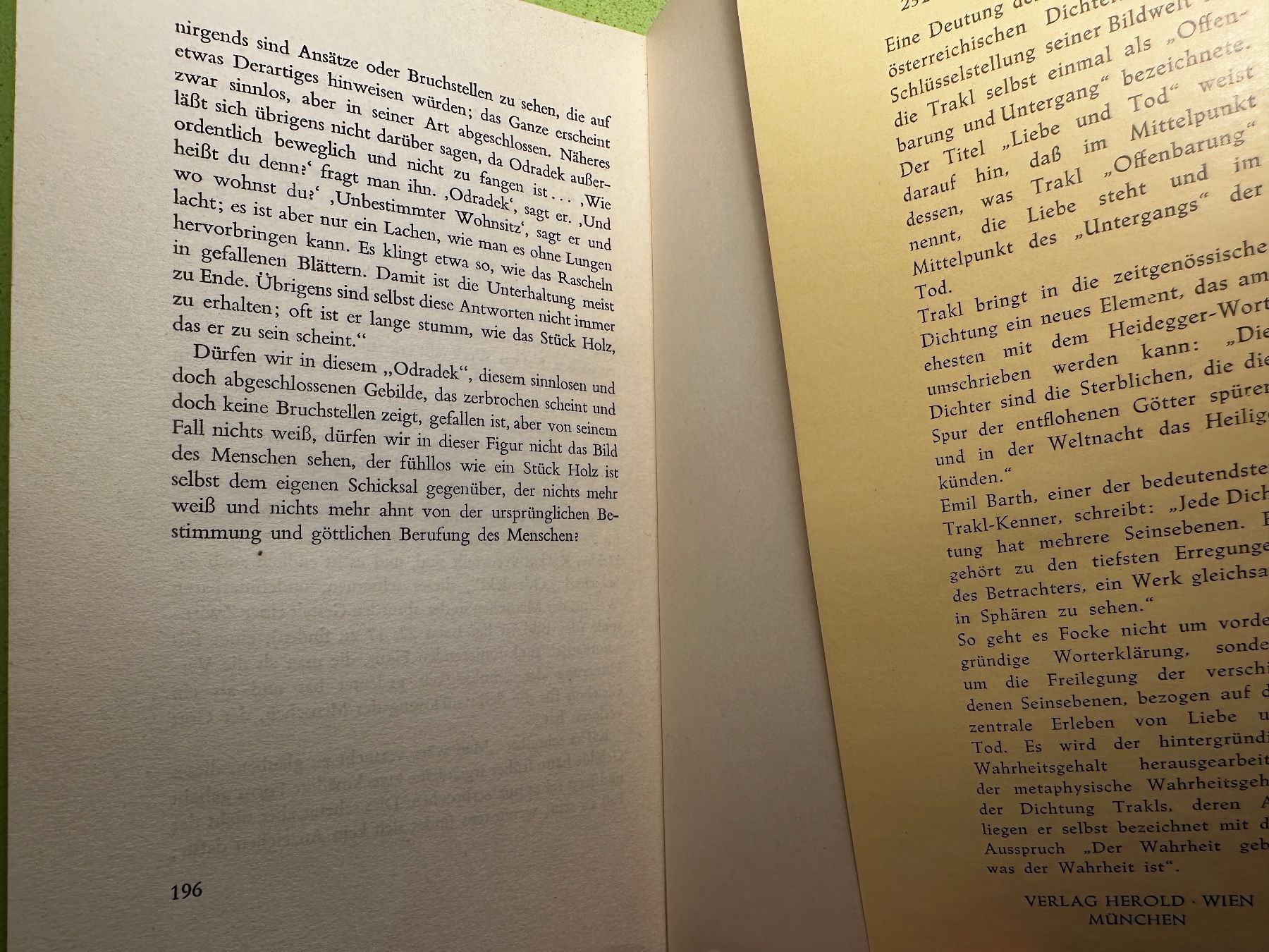 Libri: Robert Rochefort: Kafka oder die unzerstörbare Hoffnung. – Usato da Zürich venduto da allp 7