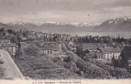 Lausanne - Avenue du théâtre  1910