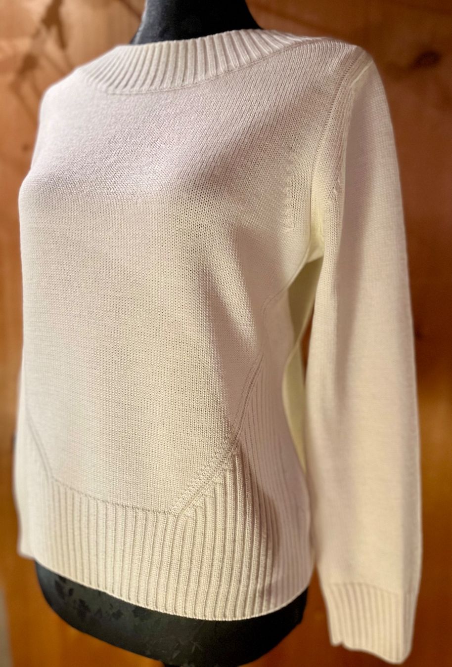 Maglioni & Felpe: Edler CASSIS Feinstrick-Pullover in Creme, Gr. 36-38 – Nuovo (secondo la descrizione) da Arbon venduto da KaSaBo 2