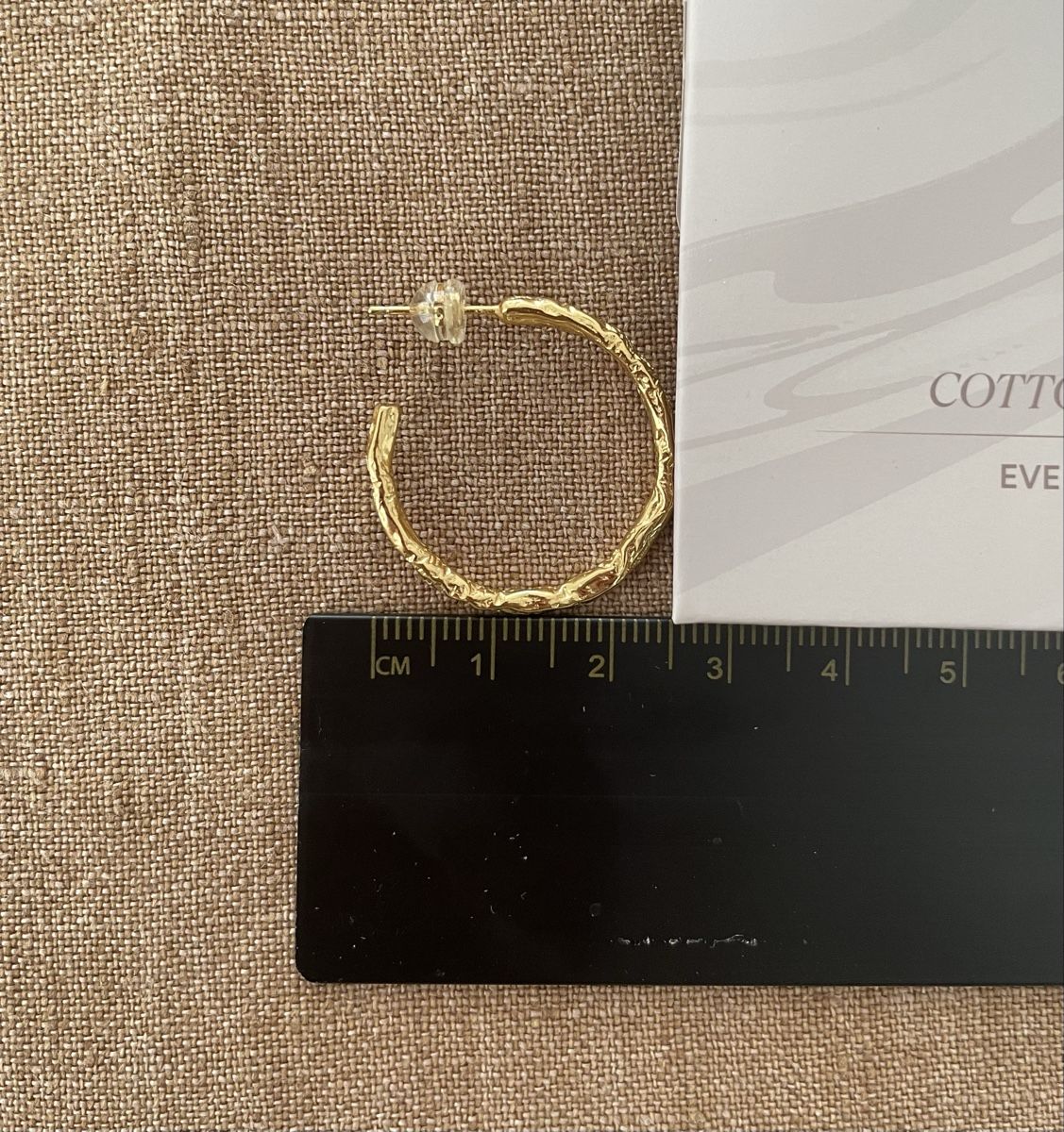 Orecchini pendenti & Orecchini a lobo: goldene strukturierte Ohrringe – Nuovo (secondo la descrizione) da Hirzel venduto da jan_vqt5 3