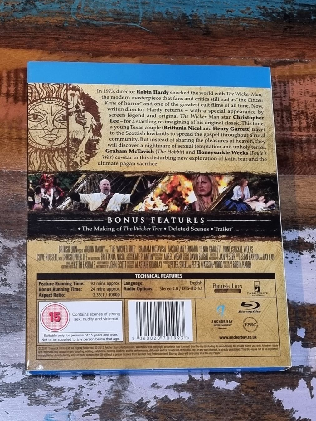 Tutti i DVDs: The Wicker Tree, Blu Ray Horror, ENGLISCH – Usato da Winterthur venduto da Belzarek 1