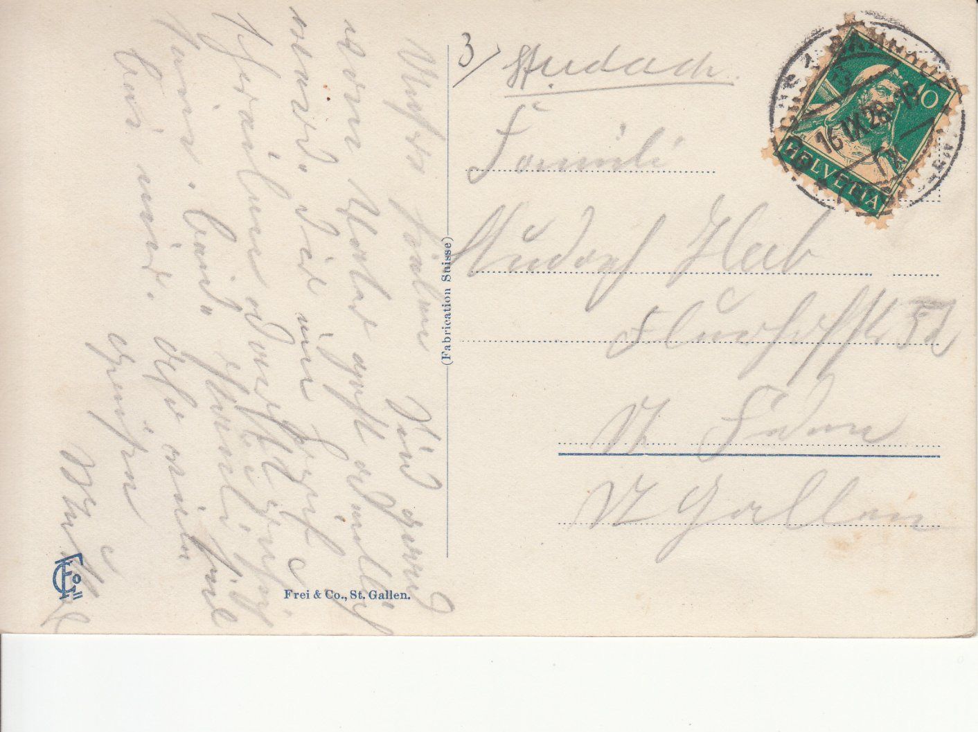 Ansichtskarten: Buchs 1928 – Gebraucht aus Bürglen TG von StampGraf 1