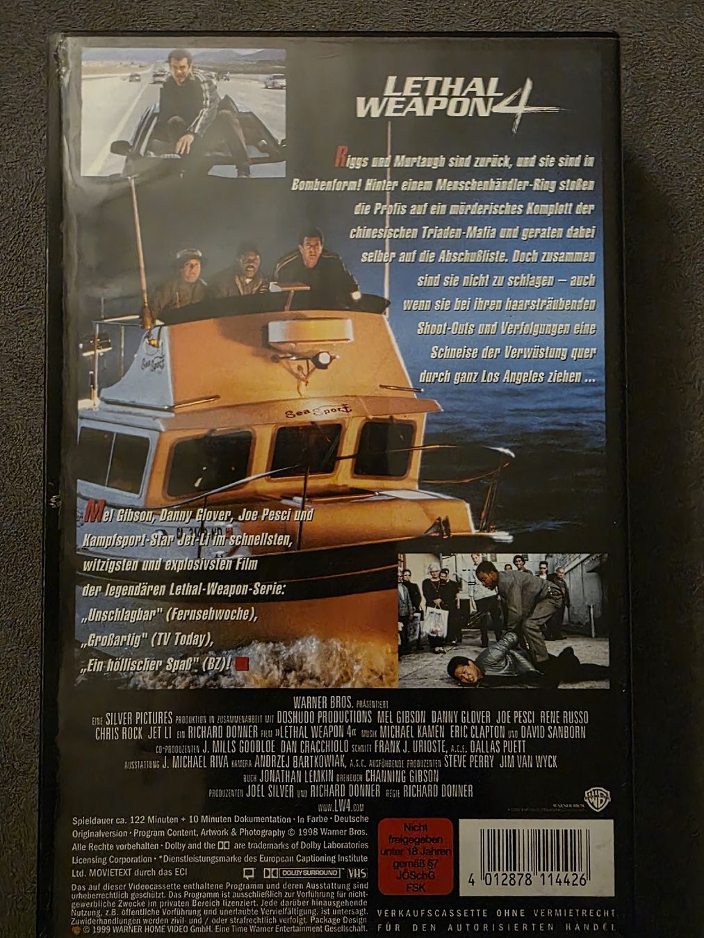 Alle VHS: Lethal Weapon 4 VHS – Gebraucht aus Dietlikon von Audipower1981 1