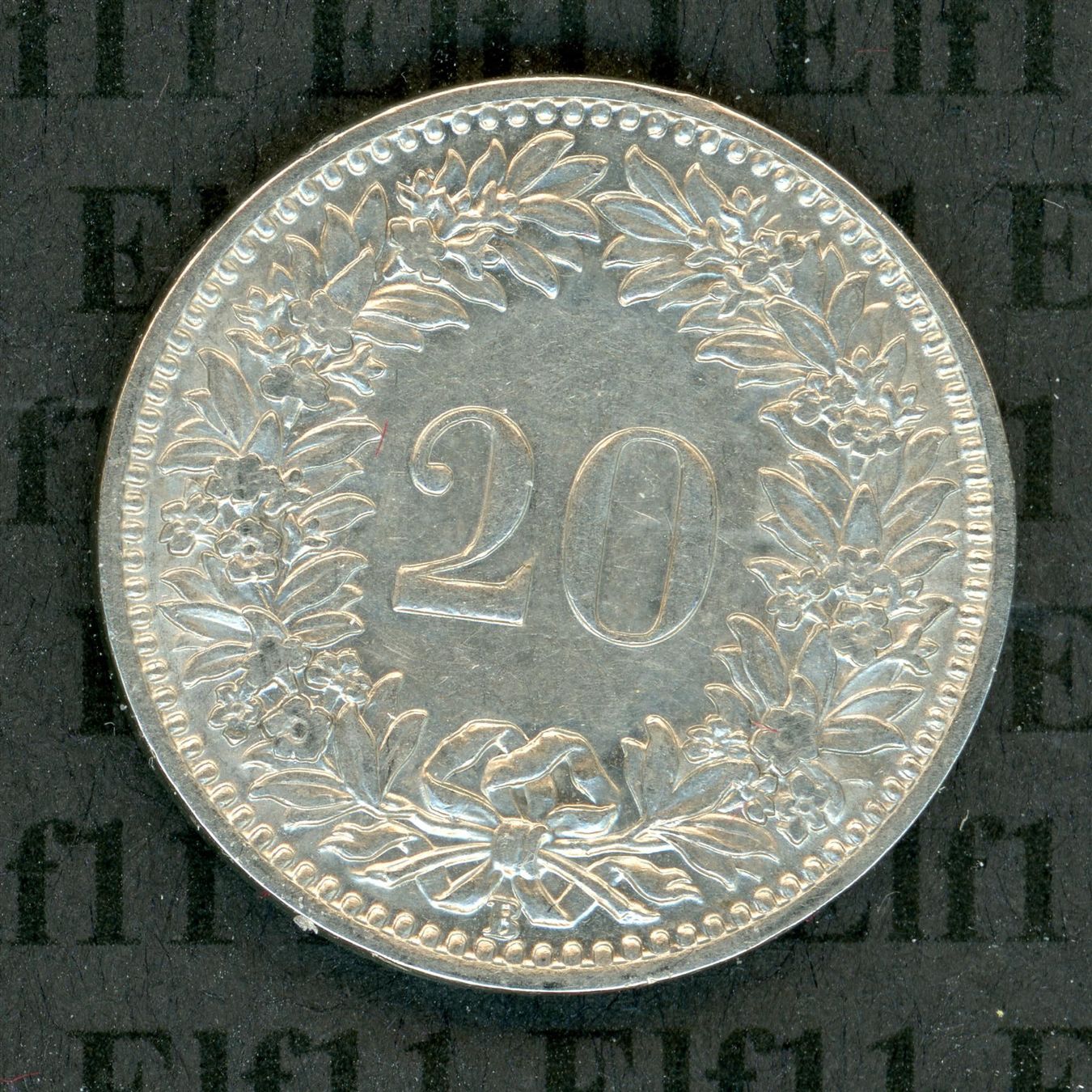 Tutti le monete: CHF___0.20 1926 -vz 20 Rappen – Usato da Widnau venduto da Elf11 1