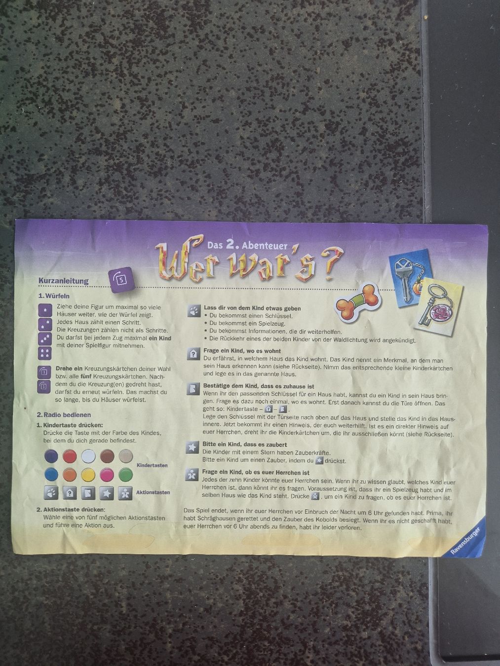 Ravensburger Giochi: Brettspiel Wer war's? Das 2. Abenteuer – Usato da Unterägeri venduto da Idecurtins 3