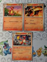 🇫🇷 Pokémon lot 3 cartes Reptincel diverses séries FR