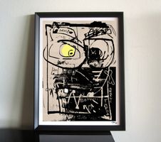 Mad SpongeBob Neo Expressionismus Kunst Urban Modern Bild