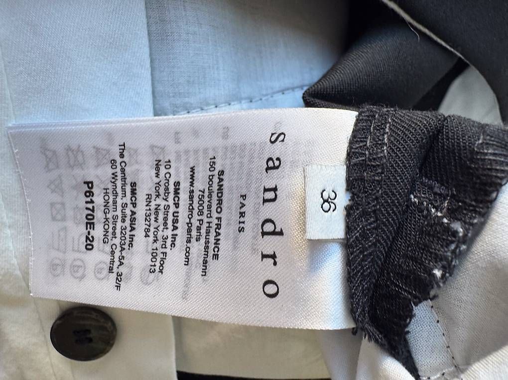 Pantaloni: Sandro Culotte schwarz Gr. S/36 neuwertig – Usato da Biberstein venduto da evolution89 3